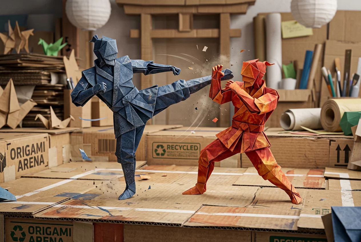 Paper Fighter 3D Brawl