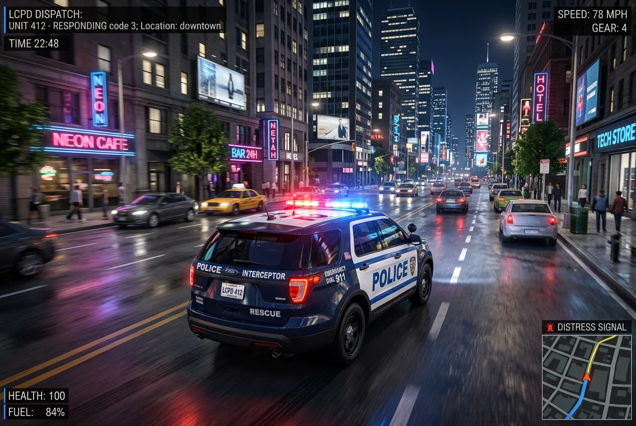 Police Car Simulator 3D Patrol
