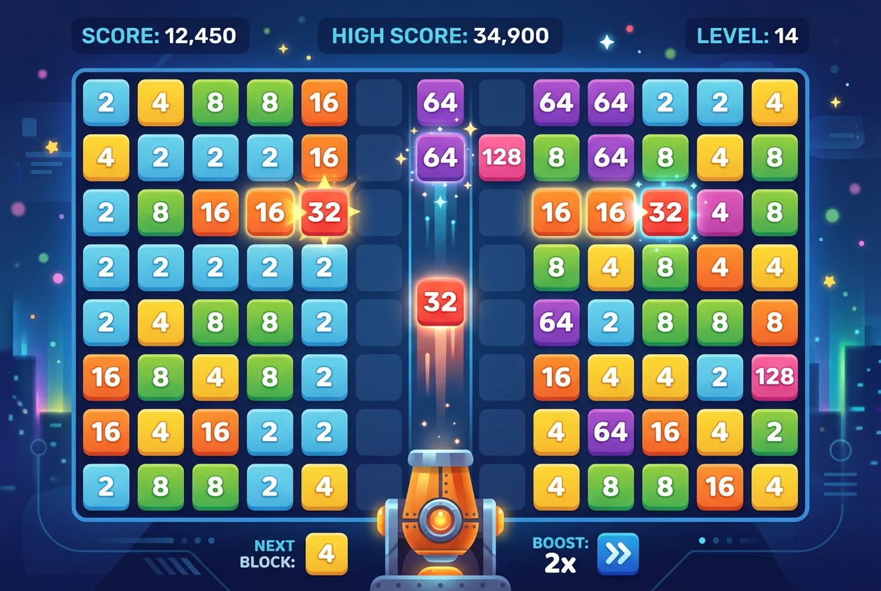 Shoot n' Merge Puzzle